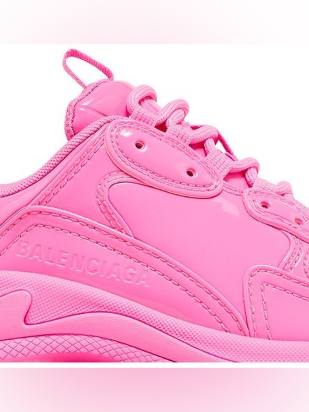 Balenciaga Wmns Triple S Sneaker 'Pink Patent' 40